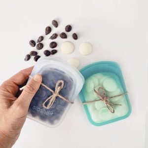 2 Bolsas de silicona platino Stasher Pocket