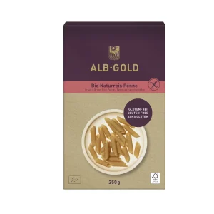 Macarrones de Arroz Integral Ecológico Alb Gold, 250 gr