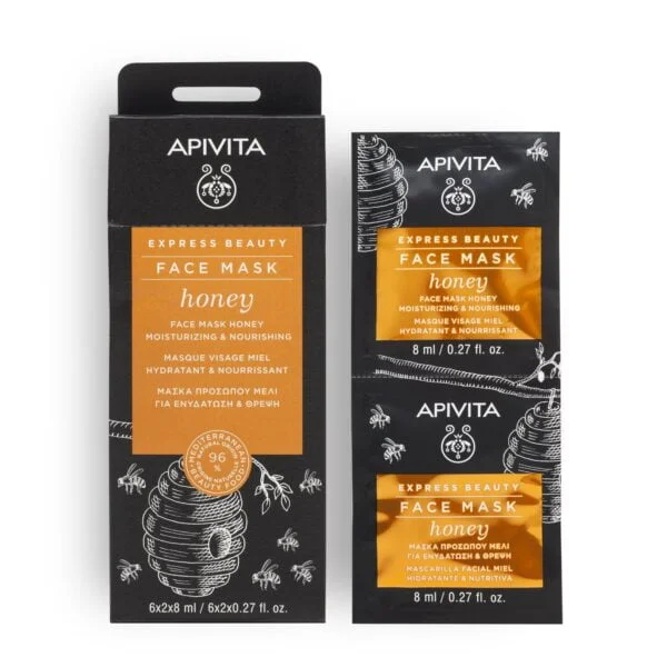 Apivita Mascarilla Facial Miel 8ml - Imagen 2