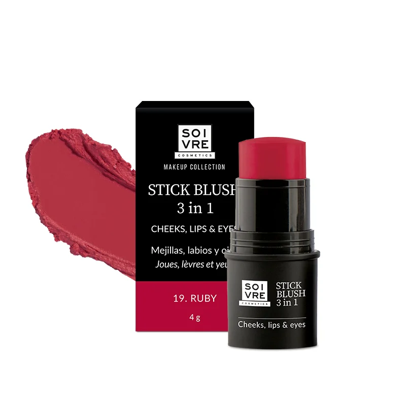 Soivre Stick Blush Ruby 4g - Imagen 2