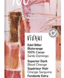 CHOCOLATE NEGRO SUPERIOR 100% CON NARANJA SANGUINA DEMETER BIO (V) 90 G
