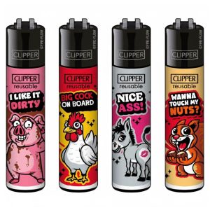 Clipper Lighters Classic Sexy Animals (48 uds/display)