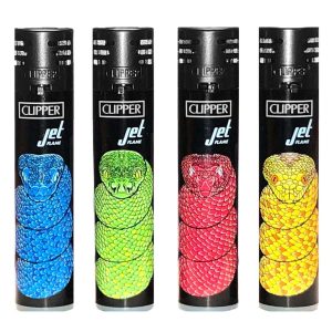 Clipper Lighters Jet Flame Snakes (24 uds/display)