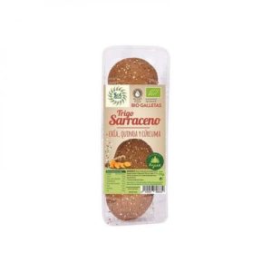 GALLETAS DE TRIGO SARRACENO CON CHÍA, QUINOA Y CÚRCUMA BIO 175G