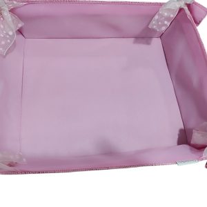 BANDEJA CANASTILLA PEQUEÑA EN ROSA O AZUL