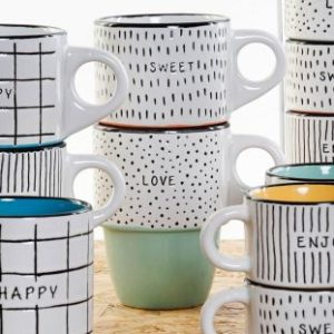 Taza Apilable 8,5×8,5×12  400 ML – Item