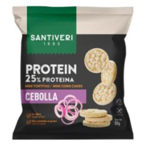 MINI TORTITAS PROTEIN CEBOLLA S/G 50G