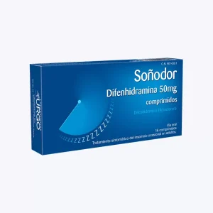 Soñodor Difenhidramina 50 Mg 16 Comprimidos