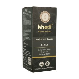Tinte Herbal Negro BIO, 100g. Khadi
