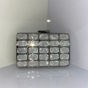 bolso de noche, fiesta, de mano con cadena
