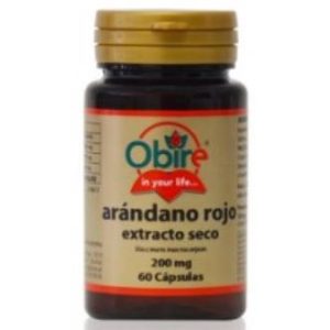 Arándano rojo Extracto Seco (cistitis), 60 cap 200mg. Obire