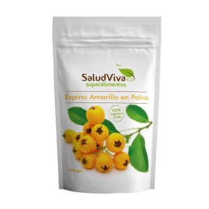Espino amarillo bayas en polvo BIO, 125g. Salud Viva