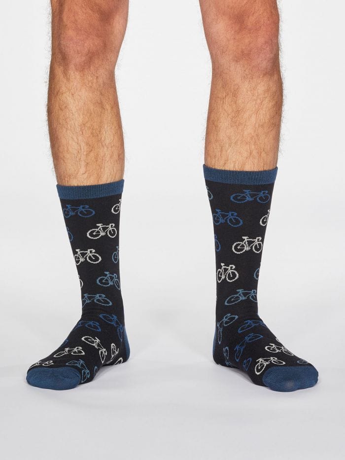 Calcetines ecológicos. Estampado de bicicletas - Imagen 3