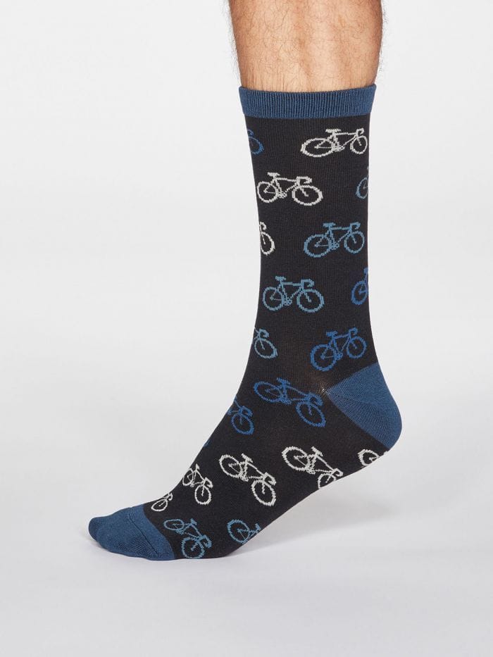 Calcetines ecológicos. Estampado de bicicletas - Imagen 2