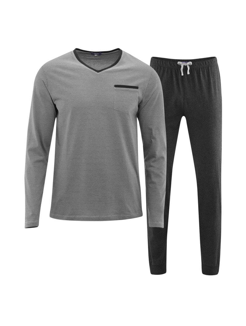Pijama largo de algodón orgánico para hombre - Imagen 3