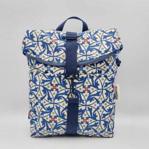 Mini mochila reciclada estampado modernista