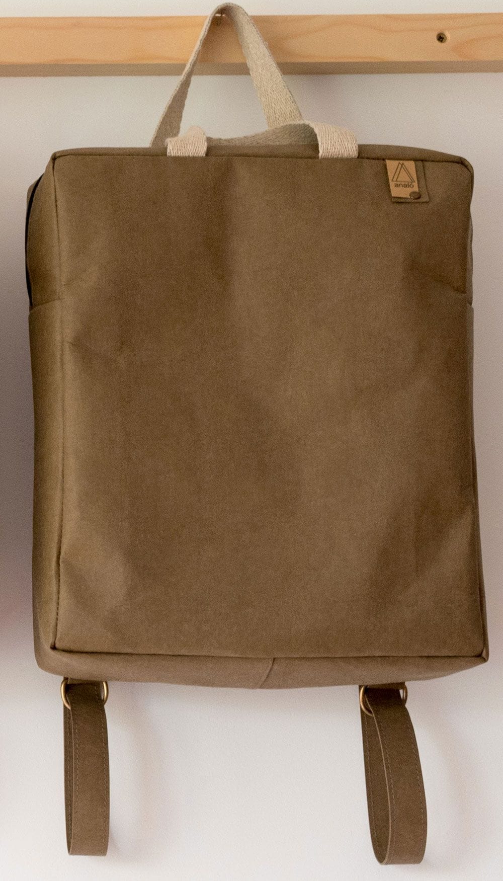 Mochila de papel lavable con cremallera - Imagen 8