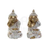 Figura Resina 16x9x10 Buda Decape