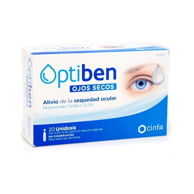 Optiben Ojos Secos 20 Unidosis 0,25ml