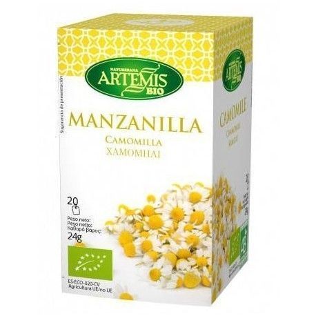 Infusión Manzanilla Bio, 20 Filtros. Artemis