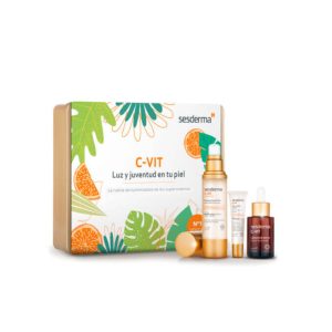 Pack Sesderma C-Vit Contorno Ojos + Sérum + Fluido Luminoso