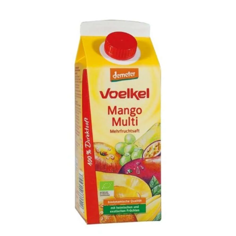 Zumo de Mango con Multifrutas, Voelkel, 750ml - Imagen 2