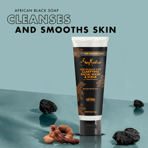 Crema Exfoliante Y Facial Sheamoisture Jabón Africano - Imagen 4