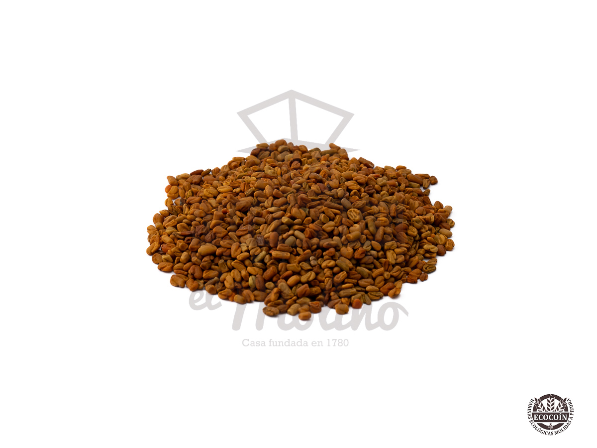 Semilla fenogreco en grano ecológico