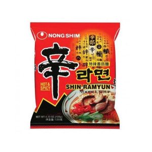 Fideos ramen instantáneos sabor picante NONGSHIM 120g