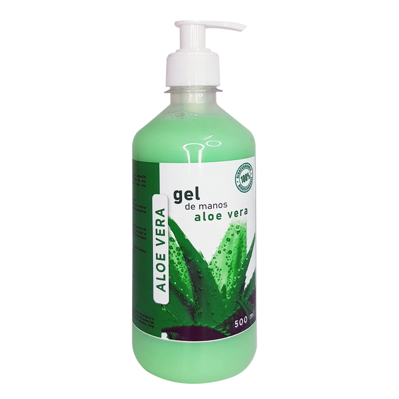 ALOE VERA gel de manos neutro con agradable aroma a aloe vera - Imagen 2