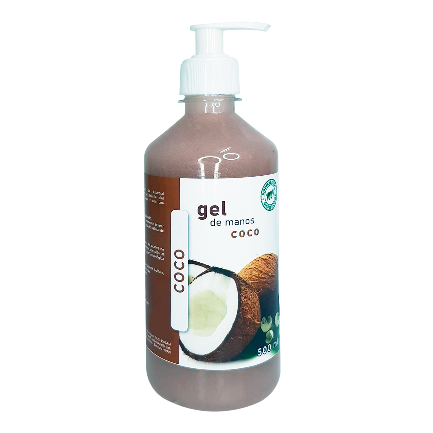COCO gel de manos neutro con agradable aroma a coco