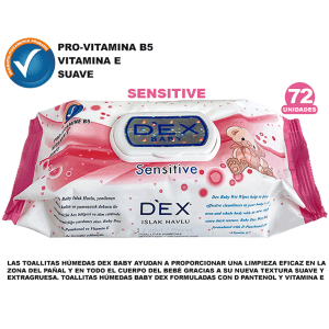 Toallitas Húmedas Sensitive para Niña paquete x 72U 🇹🇷