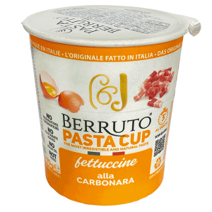 Vaso Fettuccine Instantáneo Alla Carbonara 70gr 🇮🇹