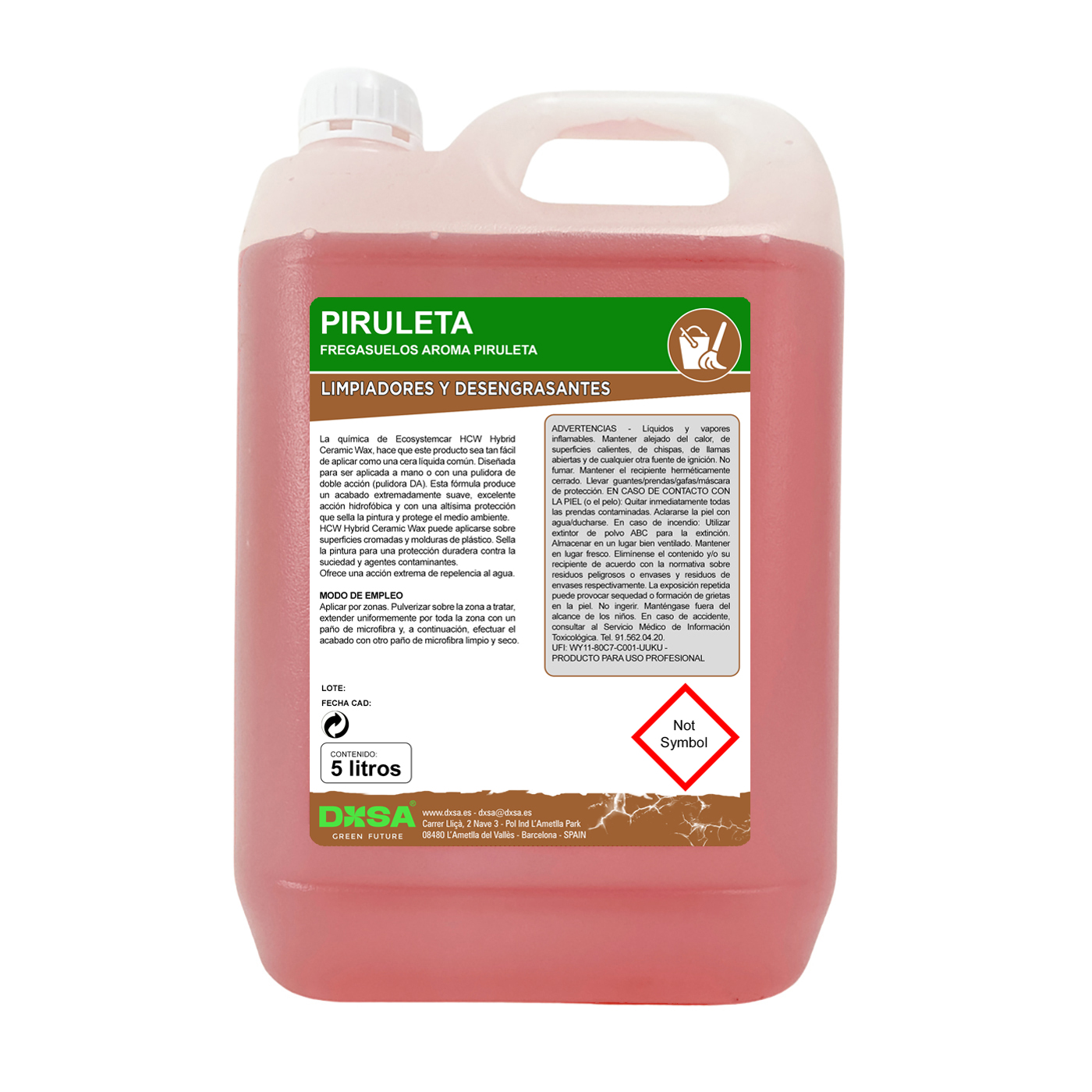 PIRULETA Fregasuelos perfumado aroma piruleta – Limpieza divertida - Imagen 2