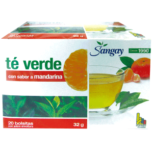 Té Verde con Mandarina Cajita x 20 Funditas 🇪🇨