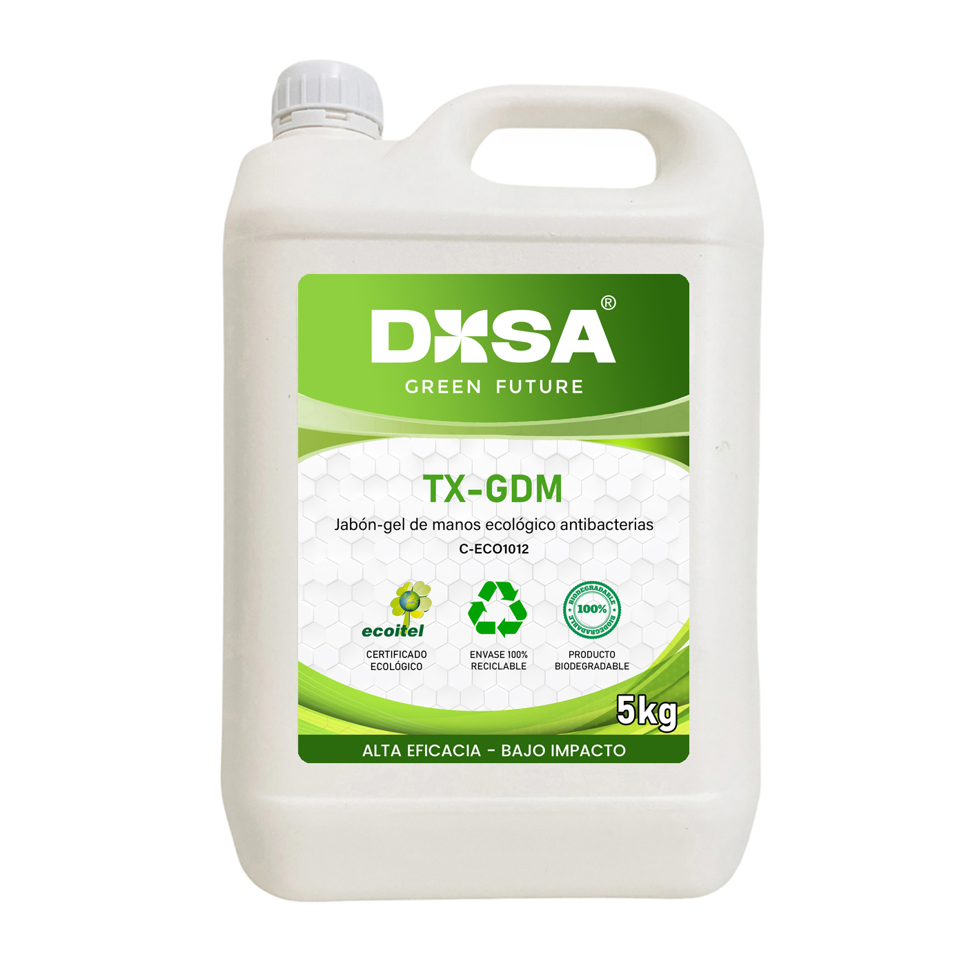 TX-GDM Jabón-gel de manos ecológico antibacterias