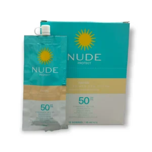 BLOQUEADOR NUDE FACIAL COLOR FACT 50 * 12 SOBRES