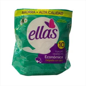 TOALLA ELLAS ECONOMICA * 10 UND