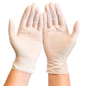Guantes de látex sin polvo