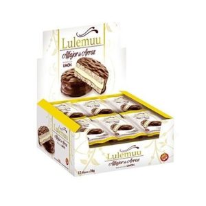 Alfajor De Arroz Relleno De Limon  X 12 Unidades ( Lulemuu )