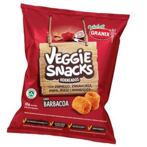 Veggie Snacks ( Horneados ) Barbacoa X 90 Gs ( Granix )