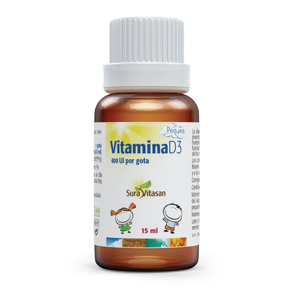 VITAMINA D3 PEQUES 15 ML SURA VITASAN - Imagen 2